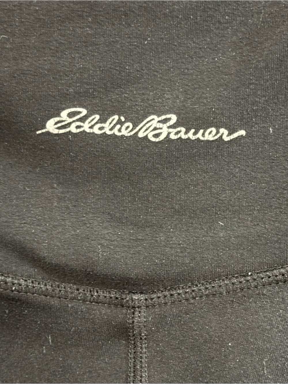 Eddie Bauer Black Leggings  "High Rise," "Trail Tight," "Side zip Pockets